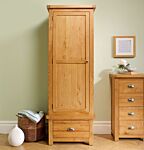 Woburn 1 Door 1 Drawer Wardrobe Oak