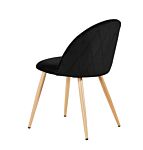 Venice Dining Chairs Black (pk 2)