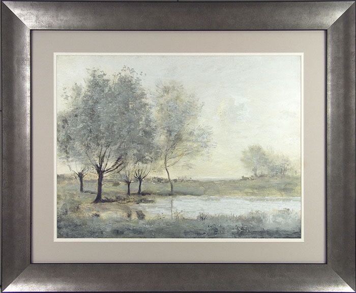 By The Pond Ii Large By Christy Mckee - Framed Art