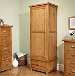 Woburn 1 Door 1 Drawer Wardrobe Oak