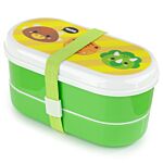 Bento Lunch Box With Fork & Spoon - Adoramals Dinosaur