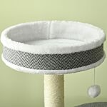 Pawhut Cat Tree For Indoor Cats, Cat Tower With Scratching Posts, Multi-level Kitten Climbing Tower, 124cm