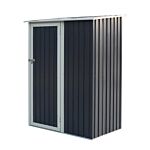 Trentvale 5 X 3 Metal Pent Shed - Dark Grey