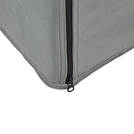 Rain Cover For Lounger Grey Pvc Coated Fabric 205 Cm Beliani