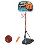 Homcom Kids Height Adjustable Aluminium Basketball Hoop Stand W/ Ball