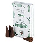 Plant Based Backflow Incense Cones - Spicy Patchouli