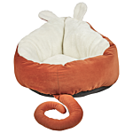 Polyester Dog And Cat Bed 50 X 45 Cm Orange Mouse Shape Couch Protection Beliani