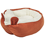 Polyester Dog And Cat Bed 50 X 45 Cm Orange Mouse Shape Couch Protection Beliani