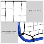 Homcom Pe Mesh Double-sided Outdoor Rebounder Net Blue