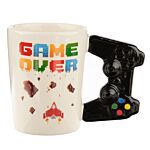 Ceramic Game Over Shaped Handle Mug