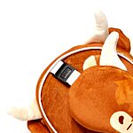 Highland Coo Cow Relaxeazzz Plush Round Travel Pillow & Eye Mask Set