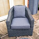 Bunbury Sofa Set Grey Weave