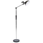 Floor Led Lamp Silver Synthetic Material 169 Cm Height Dimming Cct Modern Lighting Home Office Beliani