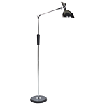 Floor Led Lamp Silver Synthetic Material 169 Cm Height Dimming Cct Modern Lighting Home Office Beliani