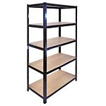 Monster Racking T-rax Metal Storage Shelves, Black, 90cm W, 45cm D