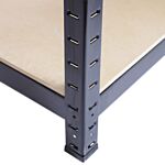 Monster Racking T-rax Metal Storage Shelves, Black, 90cm W, 45cm D