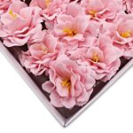 Craft Soap Flower - Small Peony - Pink - Pack Of 10