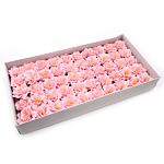 Craft Soap Flower - Small Peony - Pink - Pack Of 10