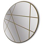 Gold Iron Framed Mirror