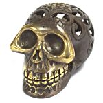 Vintage Brass Skull - Large