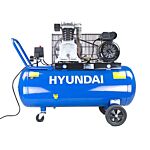 Hyundai 100 Litre Air Compressor, 14cfm/145psi, Twin Cylinder, Belt Drive 3hp | Hy3100p