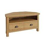 Corner Tv Unit Rustic Oak