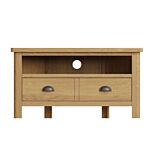 Corner Tv Unit Rustic Oak