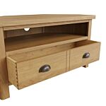 Corner Tv Unit Rustic Oak