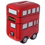 Fun Novelty Ceramic Red Routemaster Bus Money Box