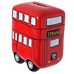 Fun Novelty Ceramic Red Routemaster Bus Money Box