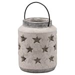 Bloomville Large Stone Star Lantern