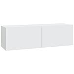 Vidaxl Wall-mounted Tv Cabinet White Engineered Wood