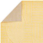 Muse 080x150cm Yellow Geometric Rug Mu18