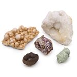 Rare Mineral Specimens - Pack Of 5 - Mix 1
