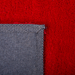 Shaggy Area Rug Red 200 X 300 Cm Modern High-pile Machine-tufted Carpet Beliani