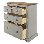 Corona Grey 2+2 Drawer Chest