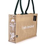 Hop Hare Jute Big Bag - I Am Brave