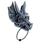 Shadows Of Darkness Grey Stone Effect Dragon Skull Door Knocker