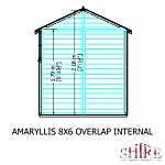 Amaryllis Overlap Shed 8x6