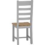 Ladder Back Chair Wooden Seat