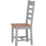 Ladder Back Chair Wooden Seat