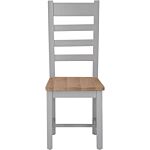 Ladder Back Chair Wooden Seat