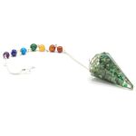 Orgonite Power Chakra Pendulum - Green Aventurine