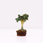 Mini Gemstone Tree On Wood Base - Green Aventurine (15 Stones)