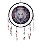 Dreamcatcher (large) - Lisa Parker Guardian Of The Fall Wolf