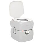 Vidaxl Portable Camping Toilet And Handwash Stand Set