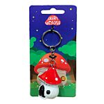 Novelty Keyring - Toadstool Fairy House