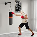 Sportnow Punch Bag Wall Bracket, 5-length Adjustable Boxing Bag Bracket For Kickboxing Muay Thai Punching Training