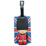 Fun Novelty Union Flag London Guardsman Luggage Tag