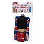 Fun Novelty Union Flag London Guardsman Luggage Tag